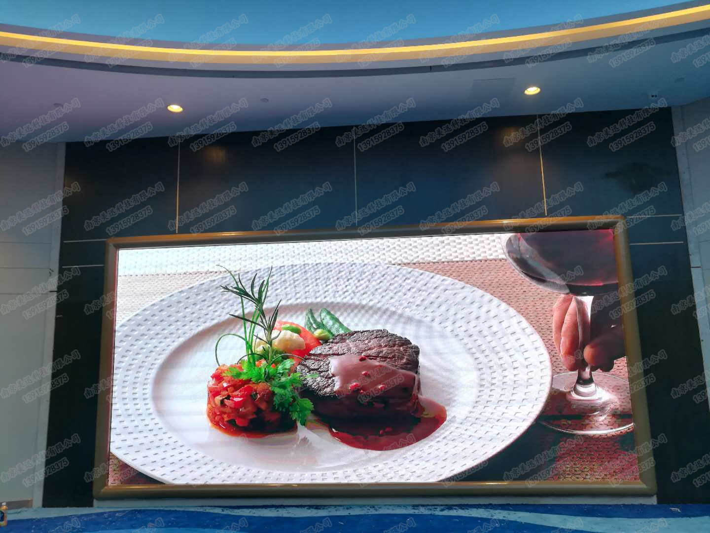 句容恒大童世界品牌展厅室内P3LED显示屏